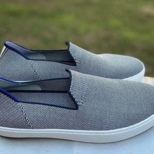 ROTHY'S Slip On Sneaker Blue White Size 6